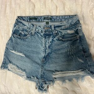 Wild Fable Light Blue Ripped Jean Shorts